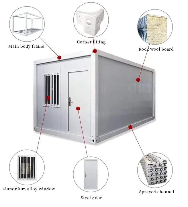 wholesale price container luxury 20ft houses homes modern mobile tiny fiberglass prefab steel house