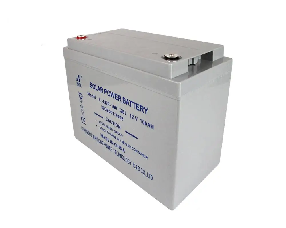 Long life 12V 100ah lead acid deep cycle storage battery