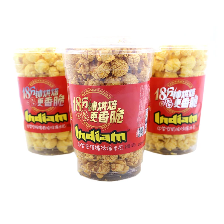 Popular Premium Quality Caramel Flavoured Popcorn 118g