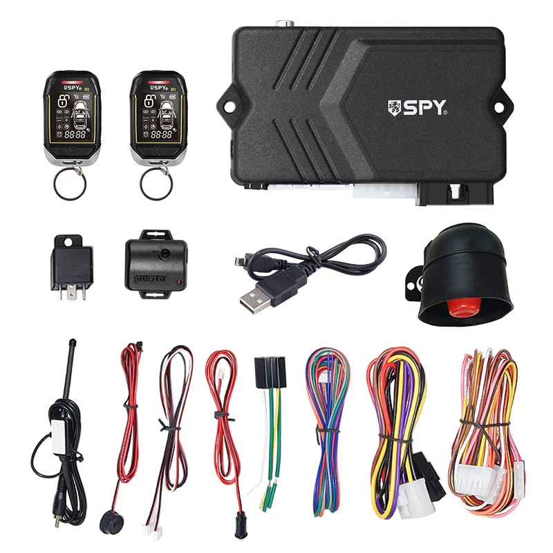 SPY auto car alarm system smart phone car alarm Two Way car alarm security system