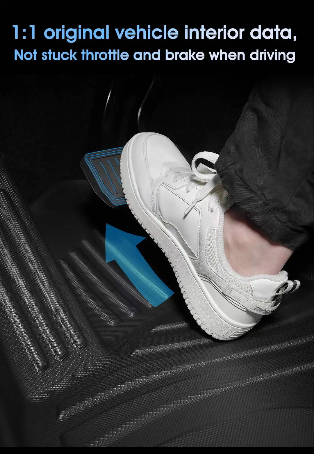 Customized Full Set Waterproof Non Slip 3D TPE Car Floor Mat For Honda Crider 2018-2022