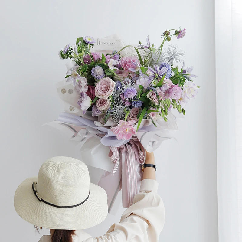 Wholesale Colorful Arts Crafts Gift Wrap Wrapping Paper for matte flower packing paper