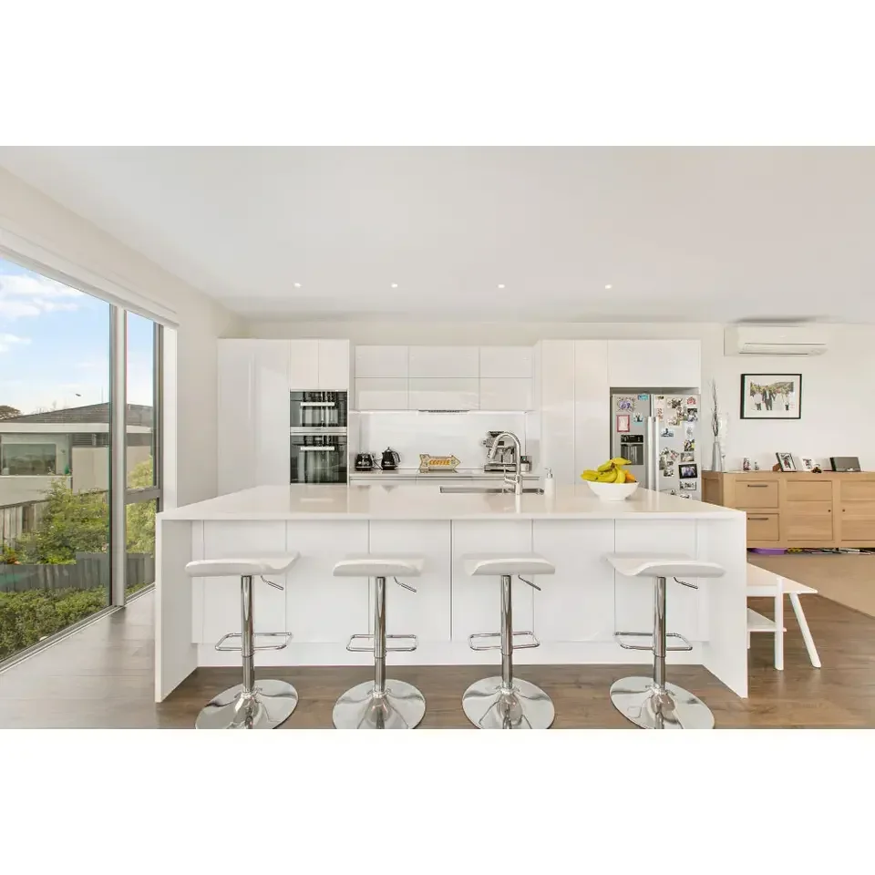 2023 modern kitchen furniture free standing high gloss lacquer kitchen cabinet