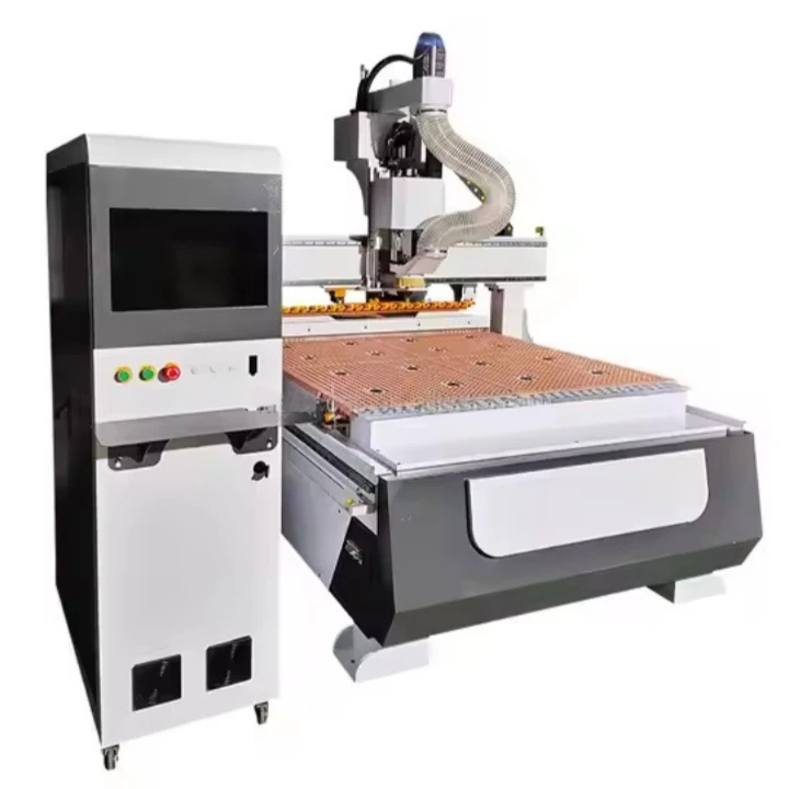 Cabinet Production Line Furniture Making 1530 2040 Automatic Loading And Unloading Table ATC CNCRouter Machine Wood Routers ATC