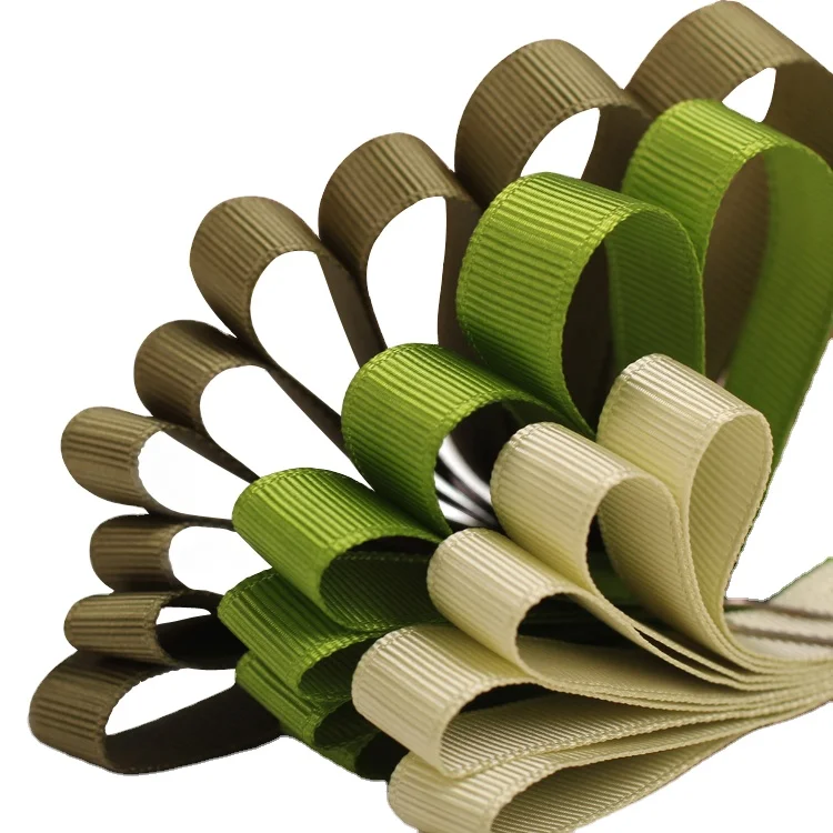 
SANDING Grosgrain Ribbon Polyester Solid Color 3.1-102MM Width Single Double Faced Smooth Wrapping Satin Gift Ribbon 