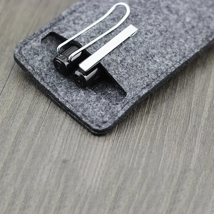 Custom Stationery Felt Portable Office Stationery Pen Storage Bag Felt Pen Case