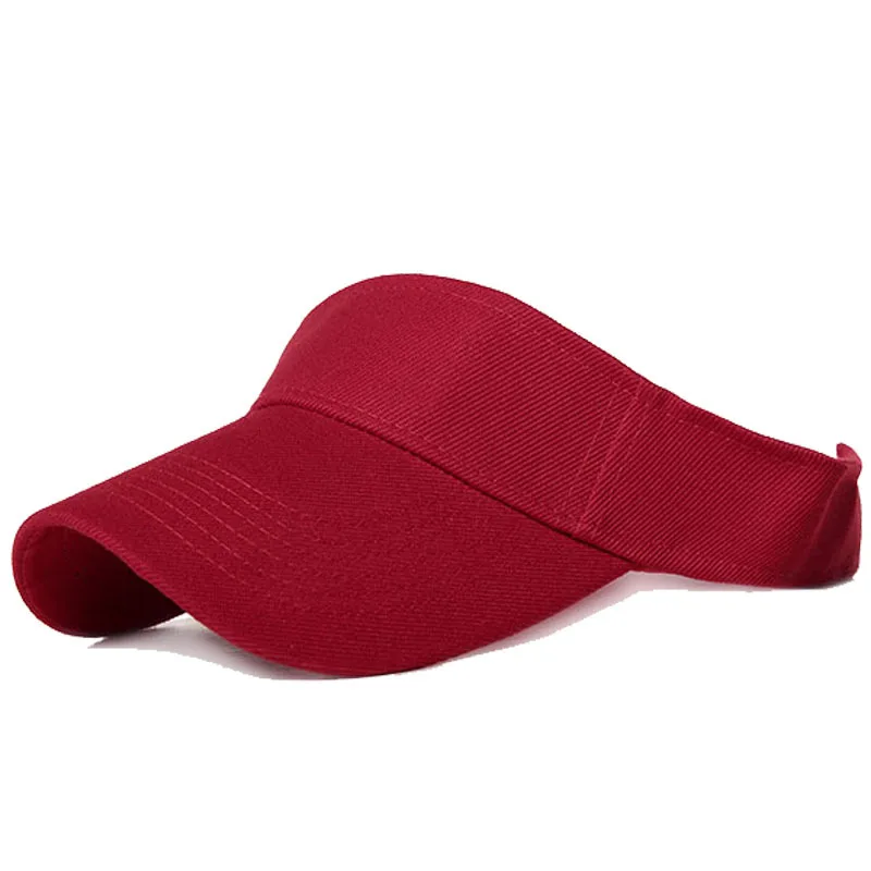 wholesale caps hat high quality sun hats summer Custom UV Protection sunvisor_cap tennis plain Visor Cap