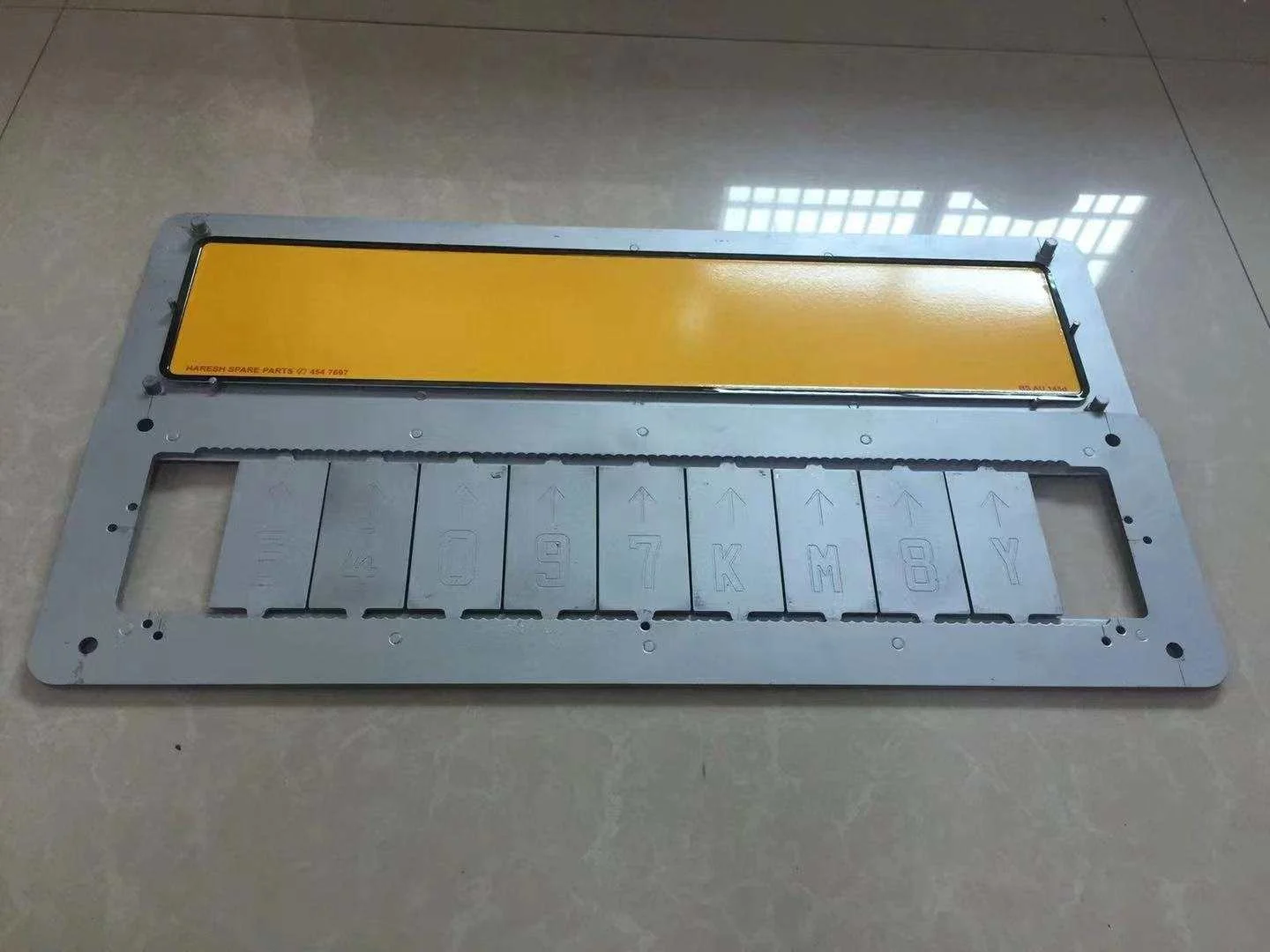 making car/vehicle license number plate manual embossed stamping machine for stamping foil &ribbon car plate