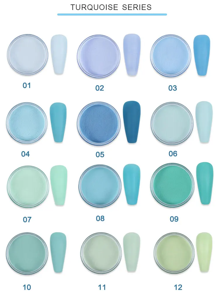 Acrylic Powder Set for Nail Art 30 Colors Professional Polymer Dip-Powder-Nail-Kit for Home Salon Dipping Nail Manicure