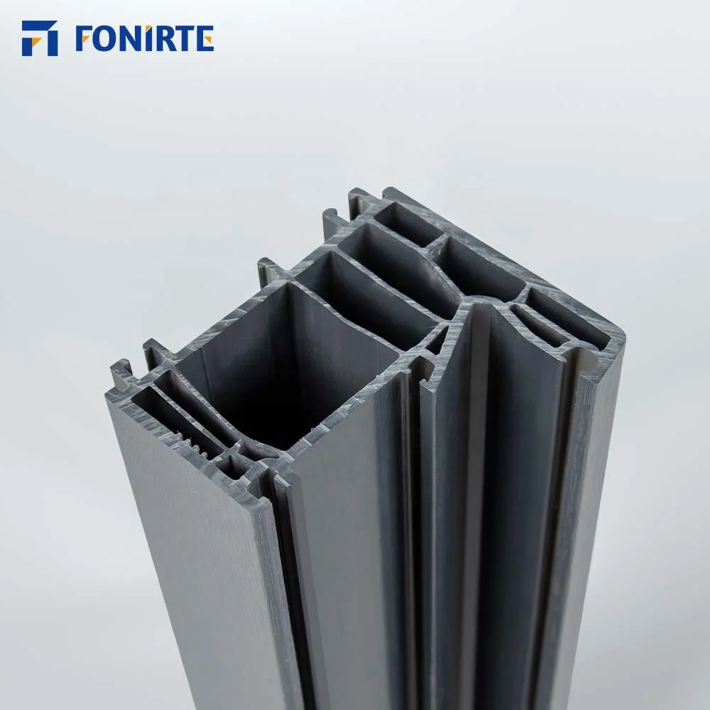China Factory German Quality European Design Color Window Upvc Profiles