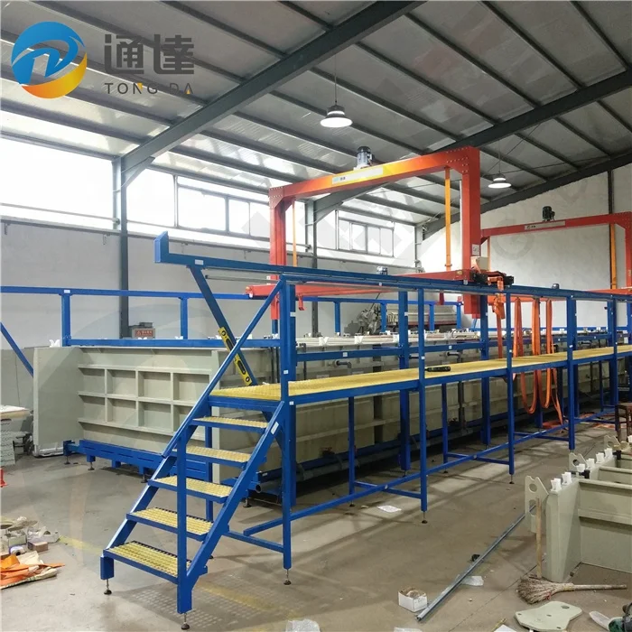 hard chrome plating equipment chrome electroplating line nickel automatic plating