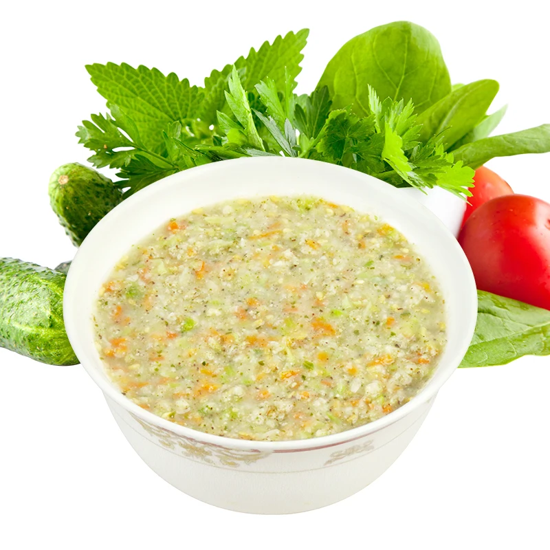 
Good breakfast choice low-calorie Australian vegetable breakfast porridge 