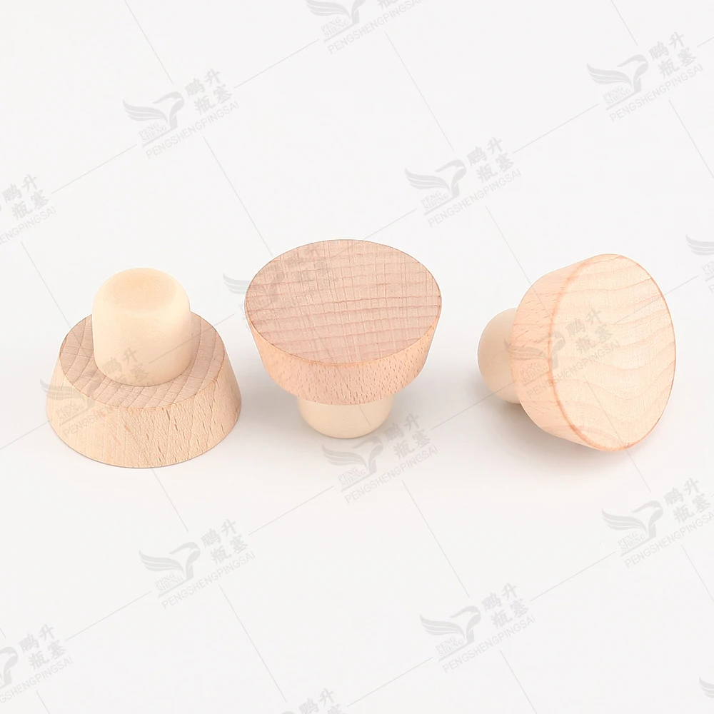 Wooden Cap Vodka Tequila Whisky Stopper with Wooden Wine Bottles Customized Glass Bottle with Aluminum Screw Top Glass Bottles
