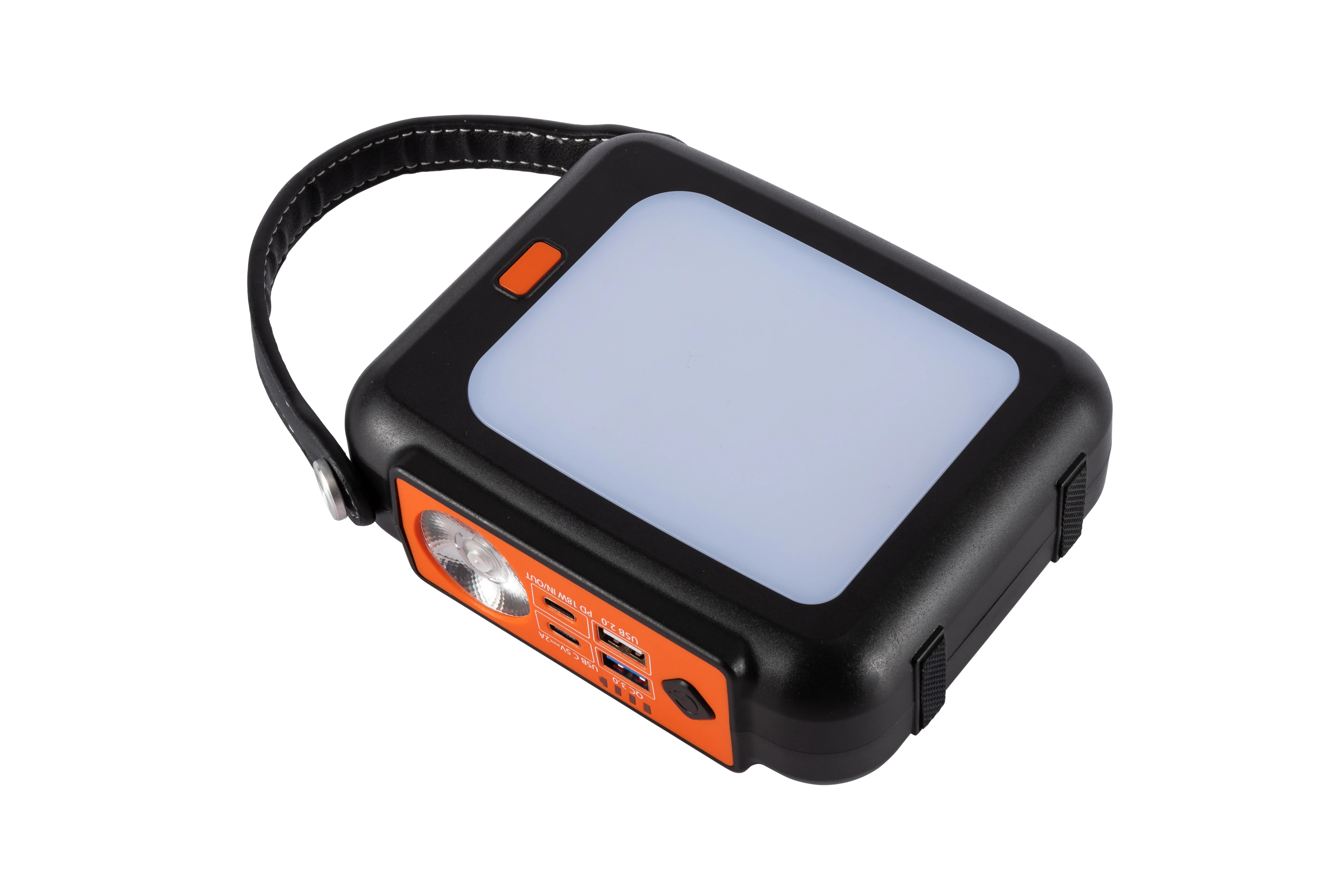 Led Portable Hand Cranked Outdoor Flashlight Rechargeable Folding Charger With Flashlight