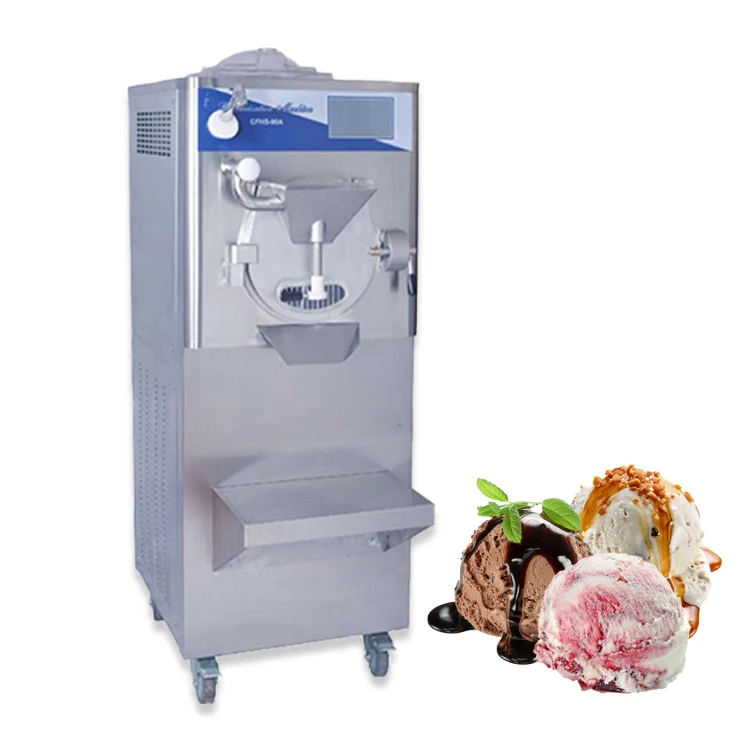 Custom new full automatic commercial home gelato maker batch freezer large capacity ice-cream making hard ice cream machine