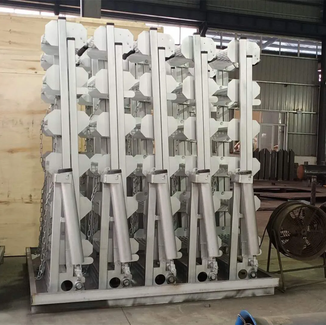 Приятный внешний вид на возраст от 2 до 6 лет шаг оцинкованный складной лестницы платформа с поручнем шаг защитное ограждение для защиты резервуар для фермы