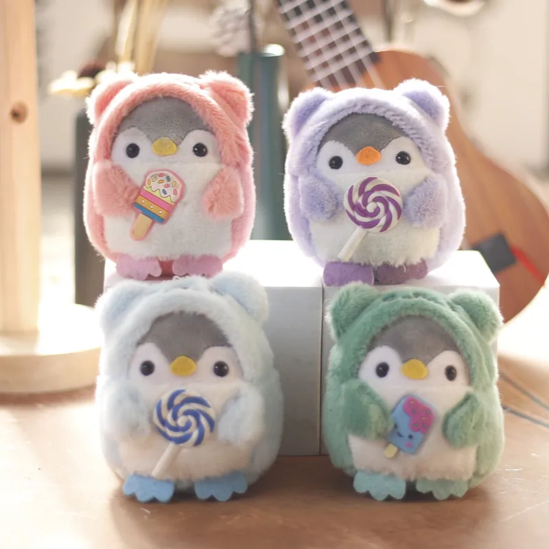 Wholesale Small Stuffed Animals Penguin Plush Key chain Mini Kawaii penguin plush keychain Bag Backpack charm Decoration Pendant