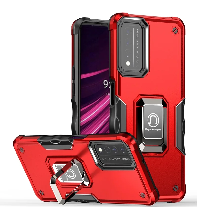 Matte Removable Hard PC Magnet Adsorption Grade Drop Protection For T-Mobile Revvl V Plus 5G Protective Case