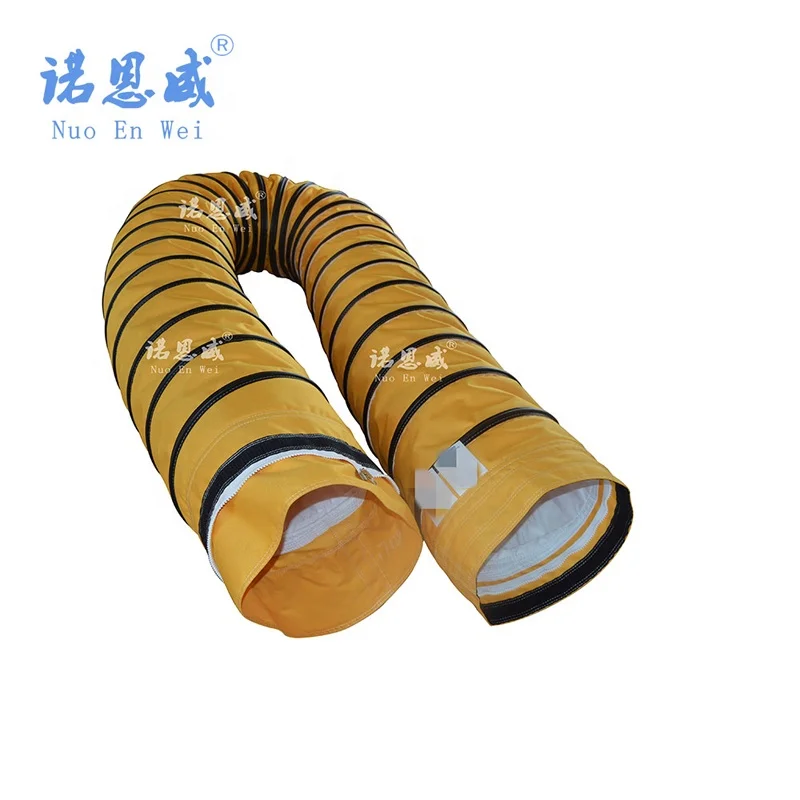 14'  Flexible Air Conditioning PCA Pre-Conditioned insulated fire retardant flexible spiral duct