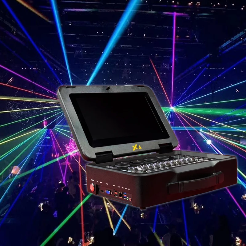 Pocket Console Wholesale Price Dj Light Controller Dmx Controller Dmx512  Notebook Console With Flight Case