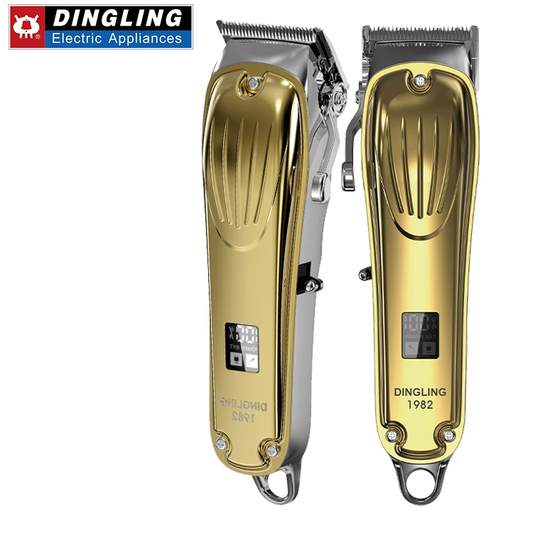 Dingling Lithium Charge And Discharge Protection lighter clipper hair clippers men professional