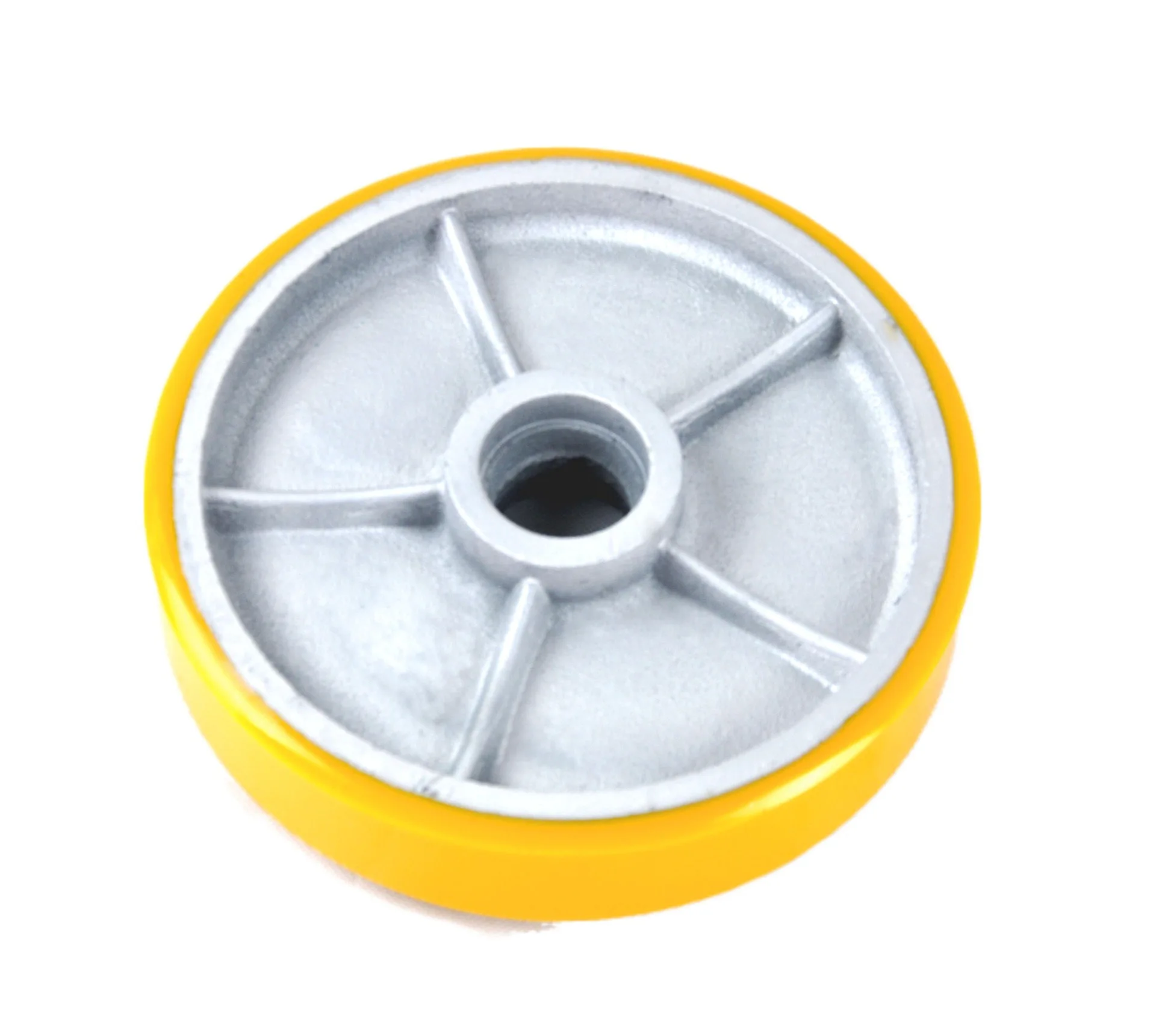 Source factory Hot products 10x2 Double ball bearing  heavy duty iron core Polyurethane  caster wheel