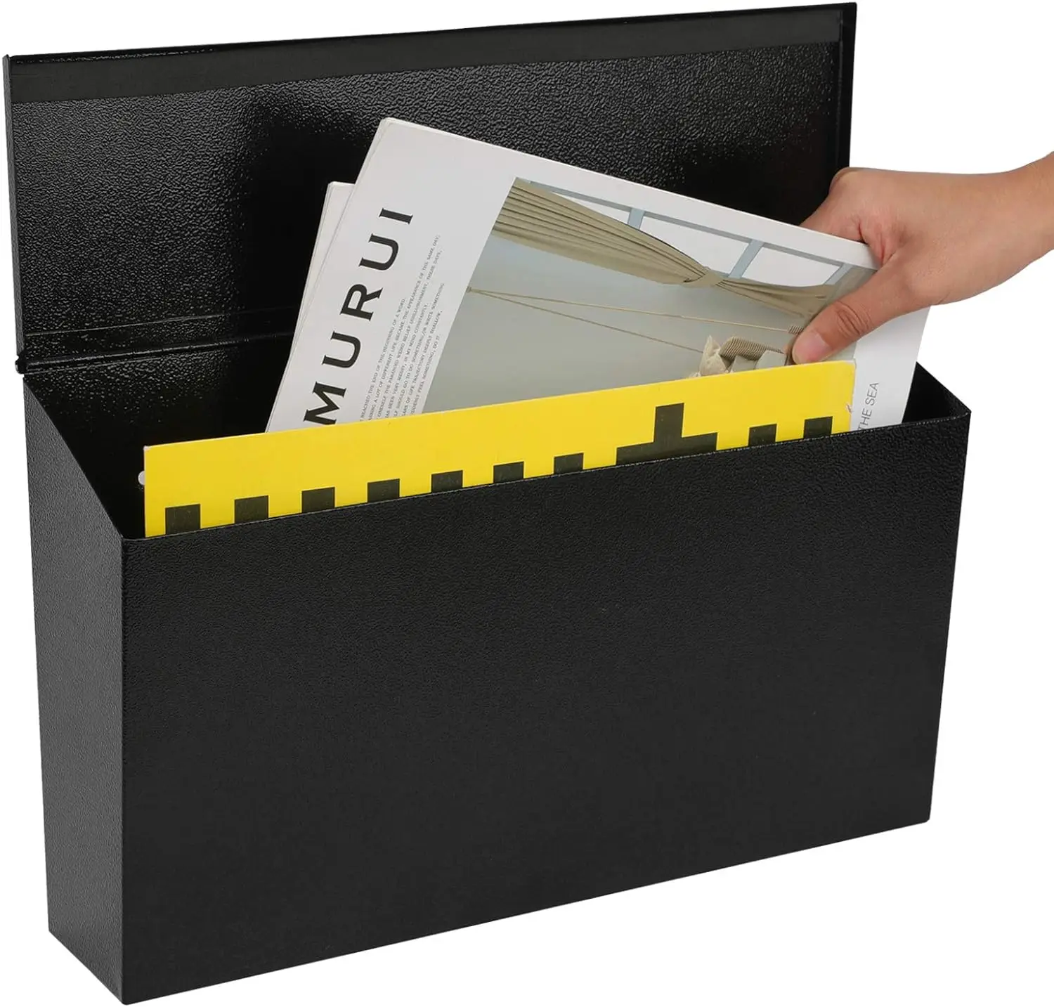 Wall-Mount Mailbox,Large Capacity Mail Box,Galvanized Steel Rust-Proof Metal Post Box,Mailboxes for Outside Metal Letter box