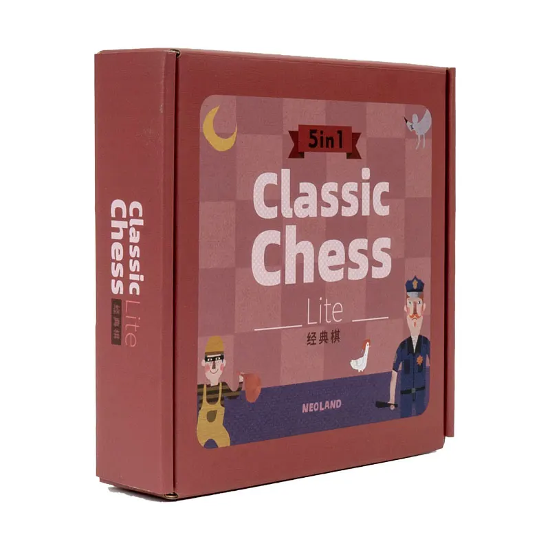 Wholesale Multifunctional 5 IN 1 Chess Board Game Set for Kids