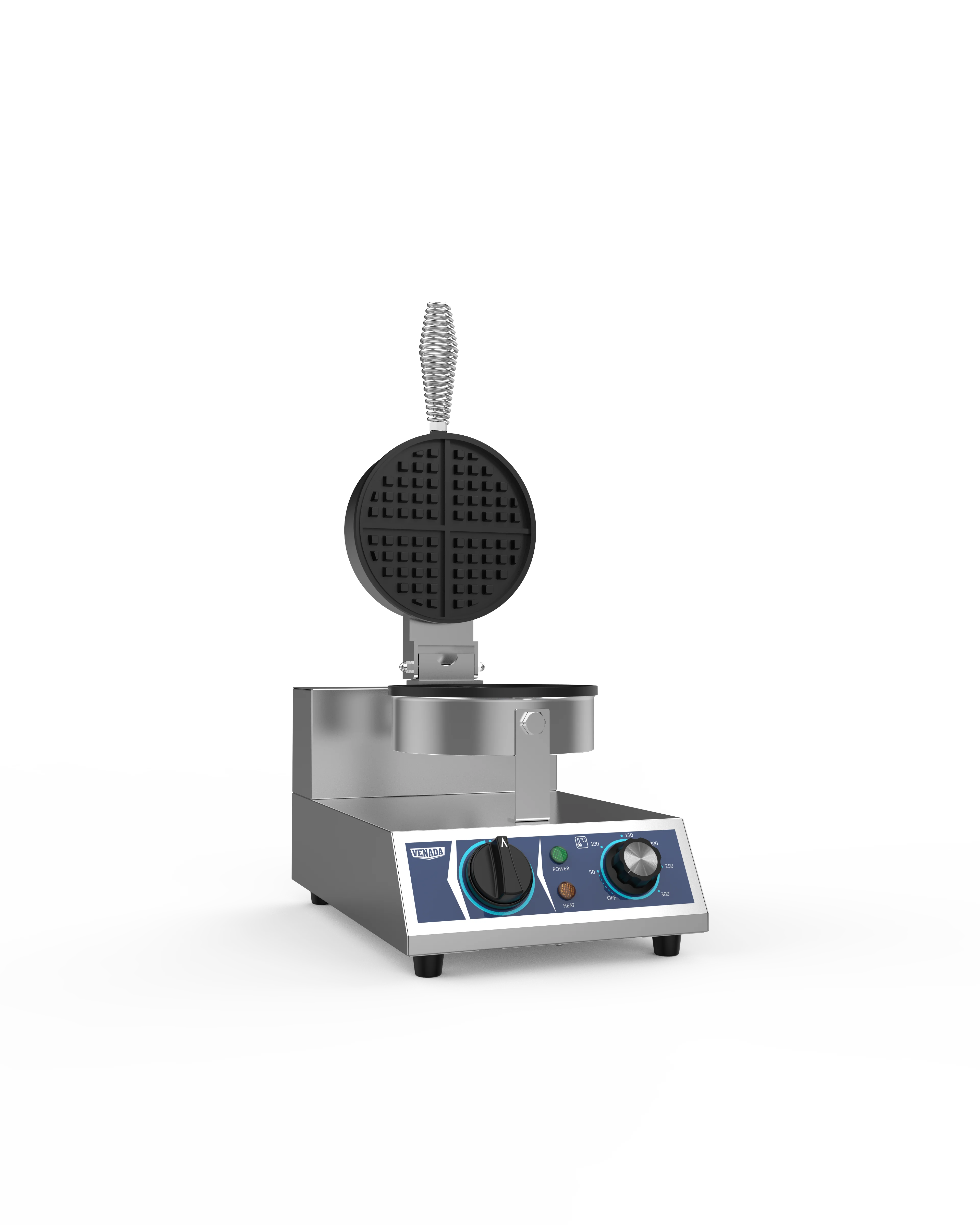 2024 Hot Selling Commercial Electric Belgian Non-Stick Waffle Makers Machine 2 Plates Square Hongkong Egg Waffle Maker For Sale