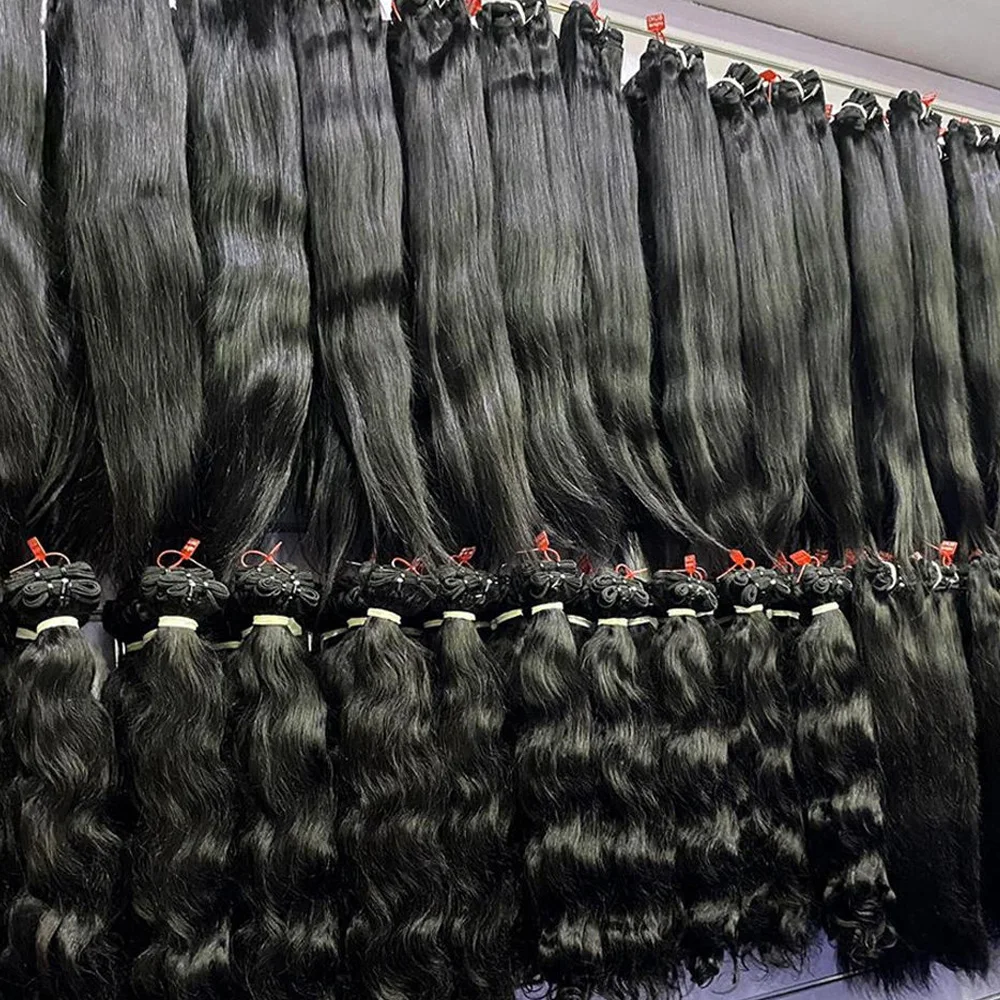 High Quality Unprocessed 12A Human Hair Bundles 100% Human Hair Extensions Brazilian Long 40 Inch Wavy Hair Bundles