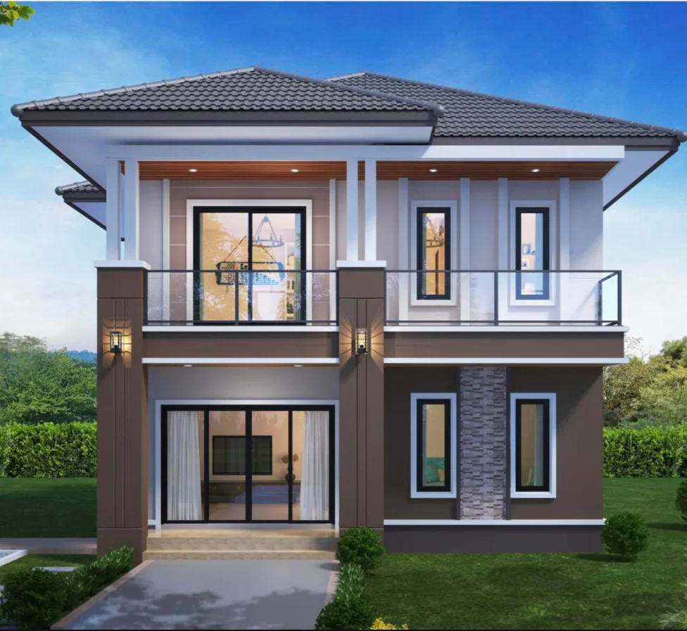 Modern prefab home luxury prefab steel vila  prefabricated steel building