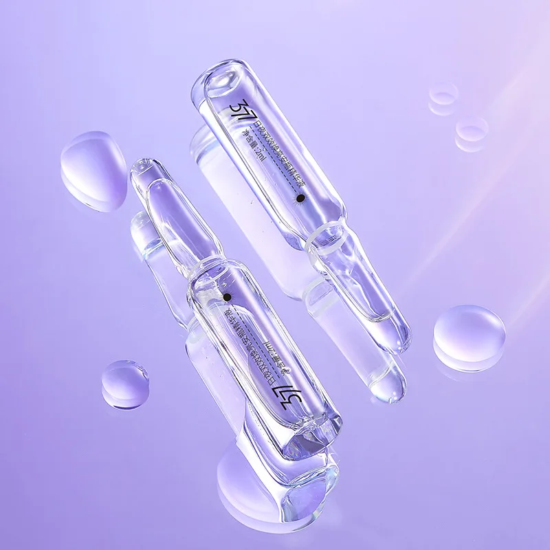 2ml*100pcs Day and Night Dual-effect Brightening Ampoule Serum Whitening Repairing Skin Care Facial Serum