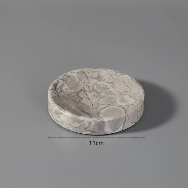 Home hotel 5 pieces ceramics marble bathroom accessory set soap dish toothbrush holder dispenser tumble bathroom shower set