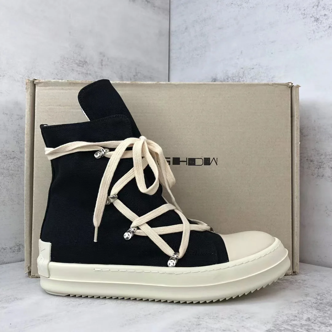 Wholesale Original Quality Designer Shoes Luxury Sneaker Canvas Boots Sneaker Rick Owens