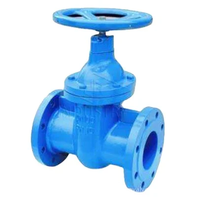 A1l Sizes Available DIN F5 PN10/PN16 Cast Iron/Ductile Iron Non-Rising Stem Hard Seal Gate Valve