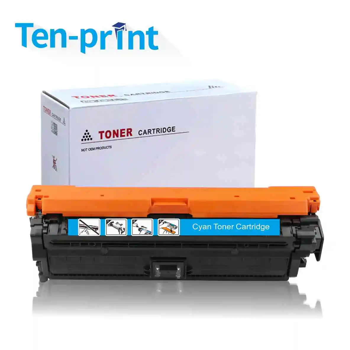 Ten-print Заводская розетка 307A/CE740A CE741A CE742A CE743A совместимый картридж с тонером для принтеров HP
