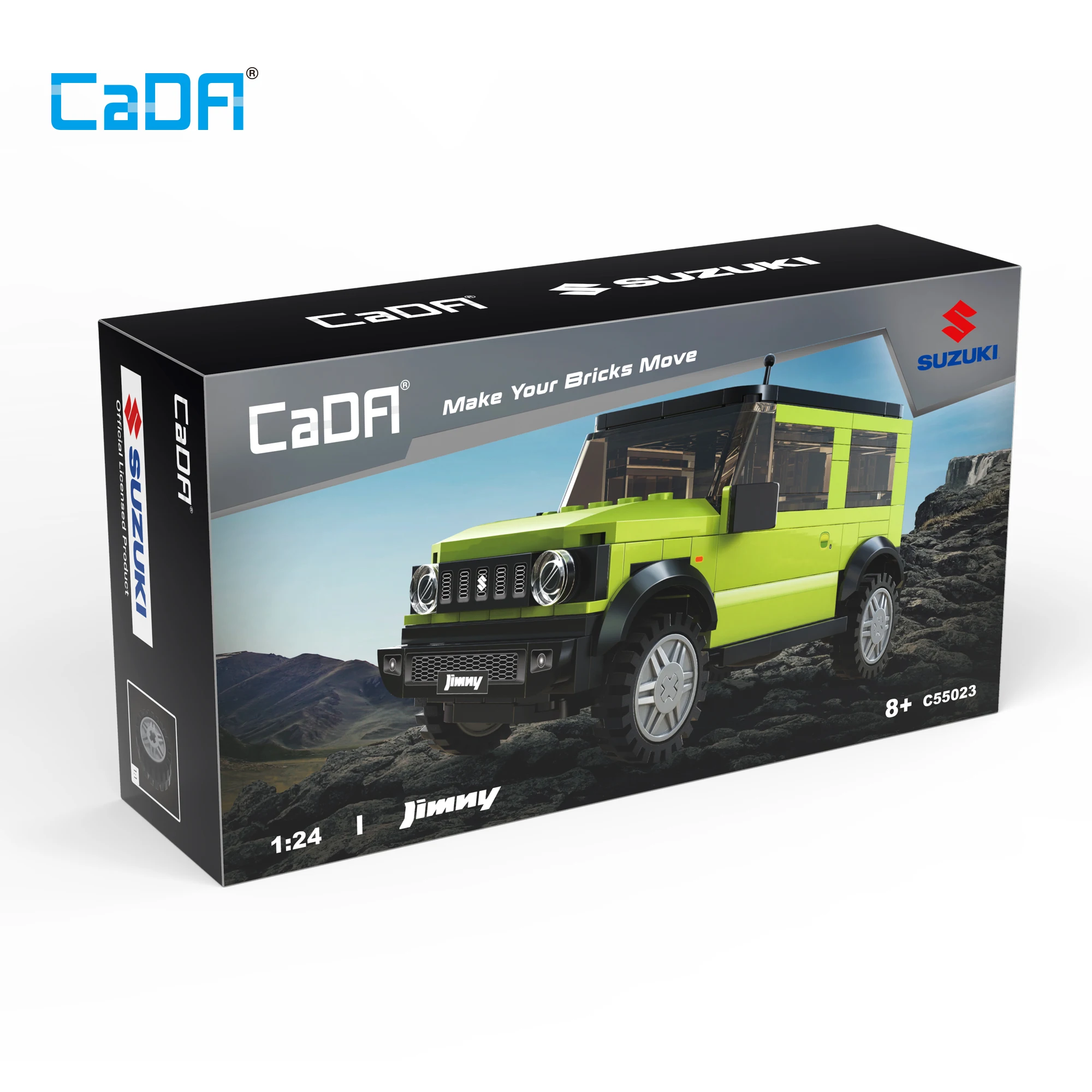 Новое поступление CADA C55023 1: 24 Suzuki Jimny off-нагрузки Легенда модель игрушки строительные блоки Шаньтоу для детей
