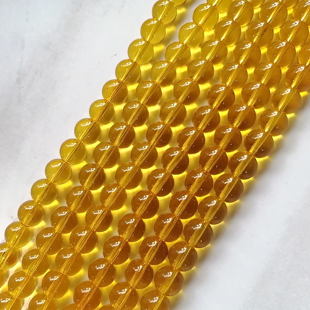 Small Size Clear Glass Assortment Color Crystal Wholesale Solid Round Beads for Jewelry Making