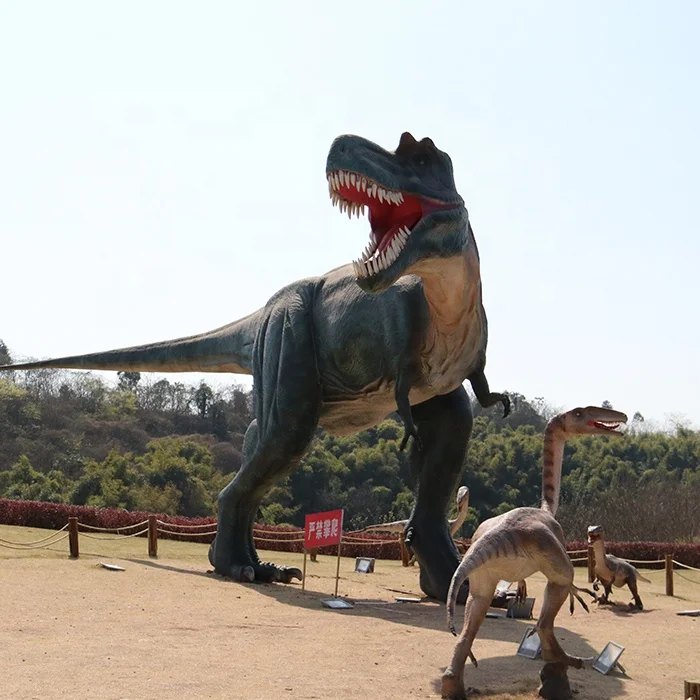 Декоративная аниматронная 3d-модель динозавра T-rex для парка