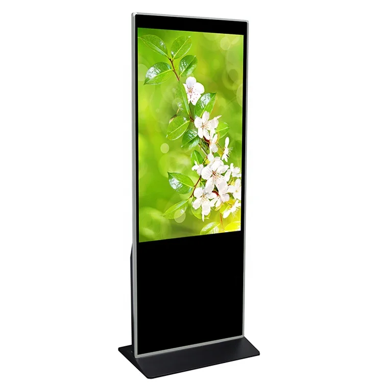 Factory Professional 43 55  65 inch android floor stand digital signage player Digital Information Kiosk