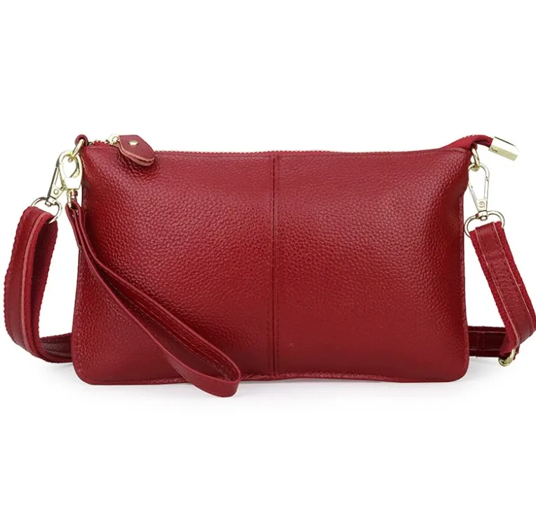 Small PU leather Shoulder bag with Straps Cross Body Clutch Purse shoulder for Women soft leather bag