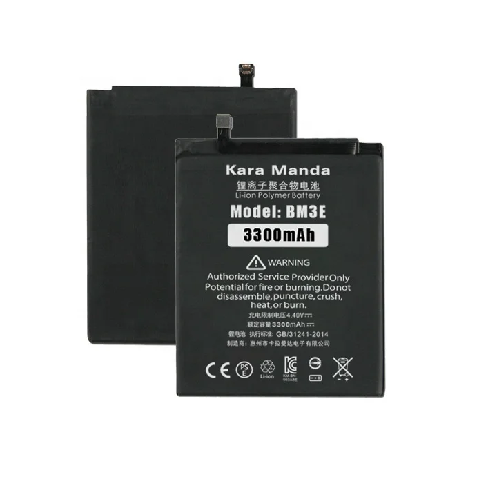 Factory Selling Grade AAA Rechargeable Batteries Li-ion Battery 3300mAh BM3E for Xiaomi Mi 8 Mi8 Battery Replacement