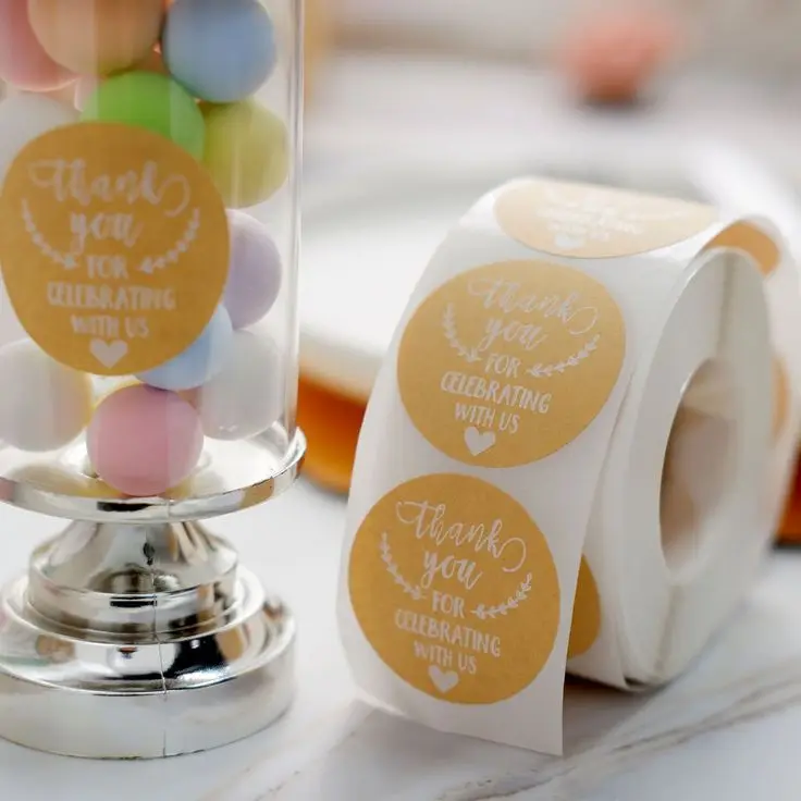 Custom CMYK Printing Sticker 157g Artpaper Material Eco Friendly Paper Label For Perfume Bottle Plastic Jar Paper Box