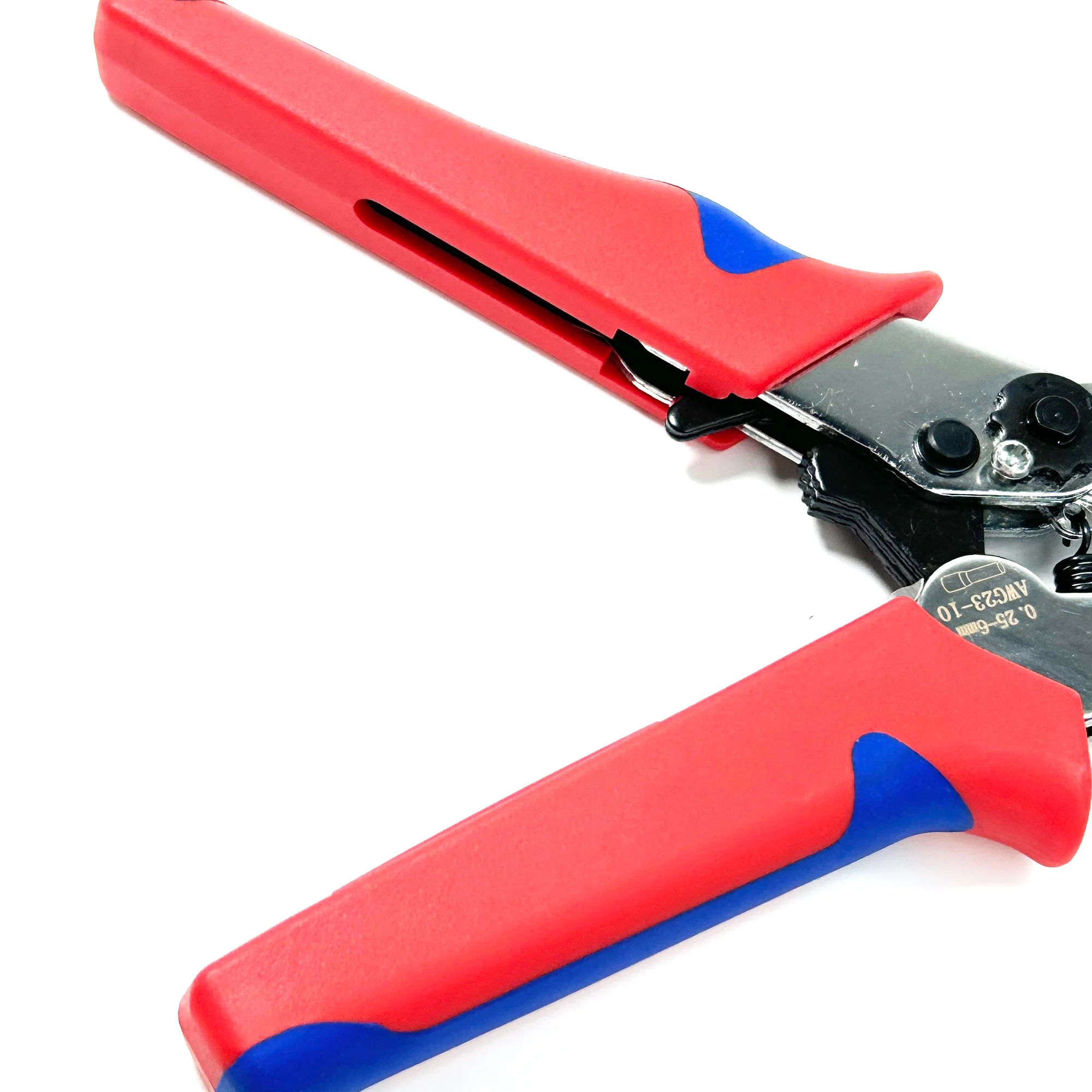 HSC8 6-6a Tubular Terminal Crimping Tools Self-Adjustable 23-7AWG Tool Kit Ratchet Ferrule Crimper Plier