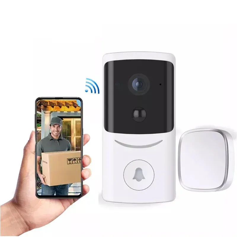 Hot sale Smart Home Video Doorbell Camera Wireless Wifi 1080P Door Bell with Camera Visual Doorbells safe protective