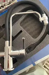 American standard cupc certified dual handle pull down spray brass kitchen sink water filtered faucet tap