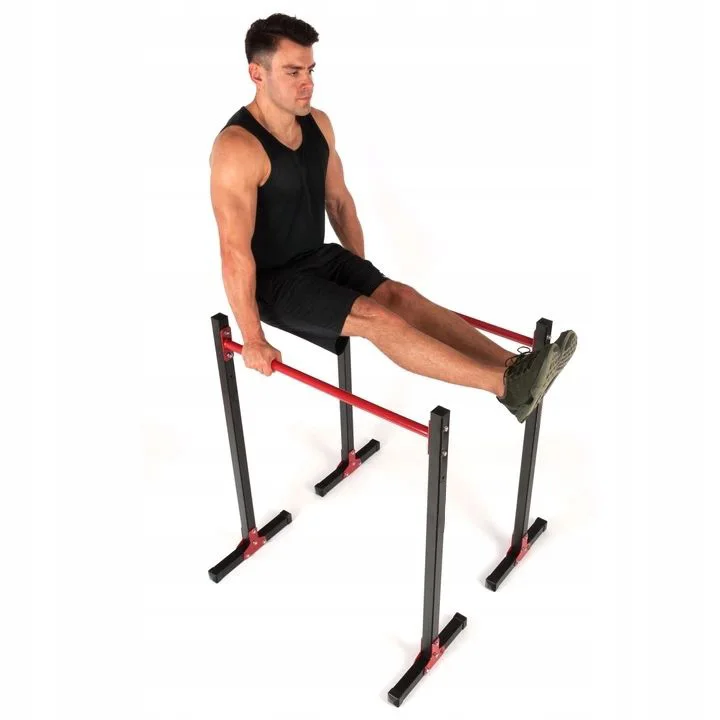 Wellshow Sport Gymnastics Parallette Bars Dip Station Fitness Workout Dip bar Stabilizer