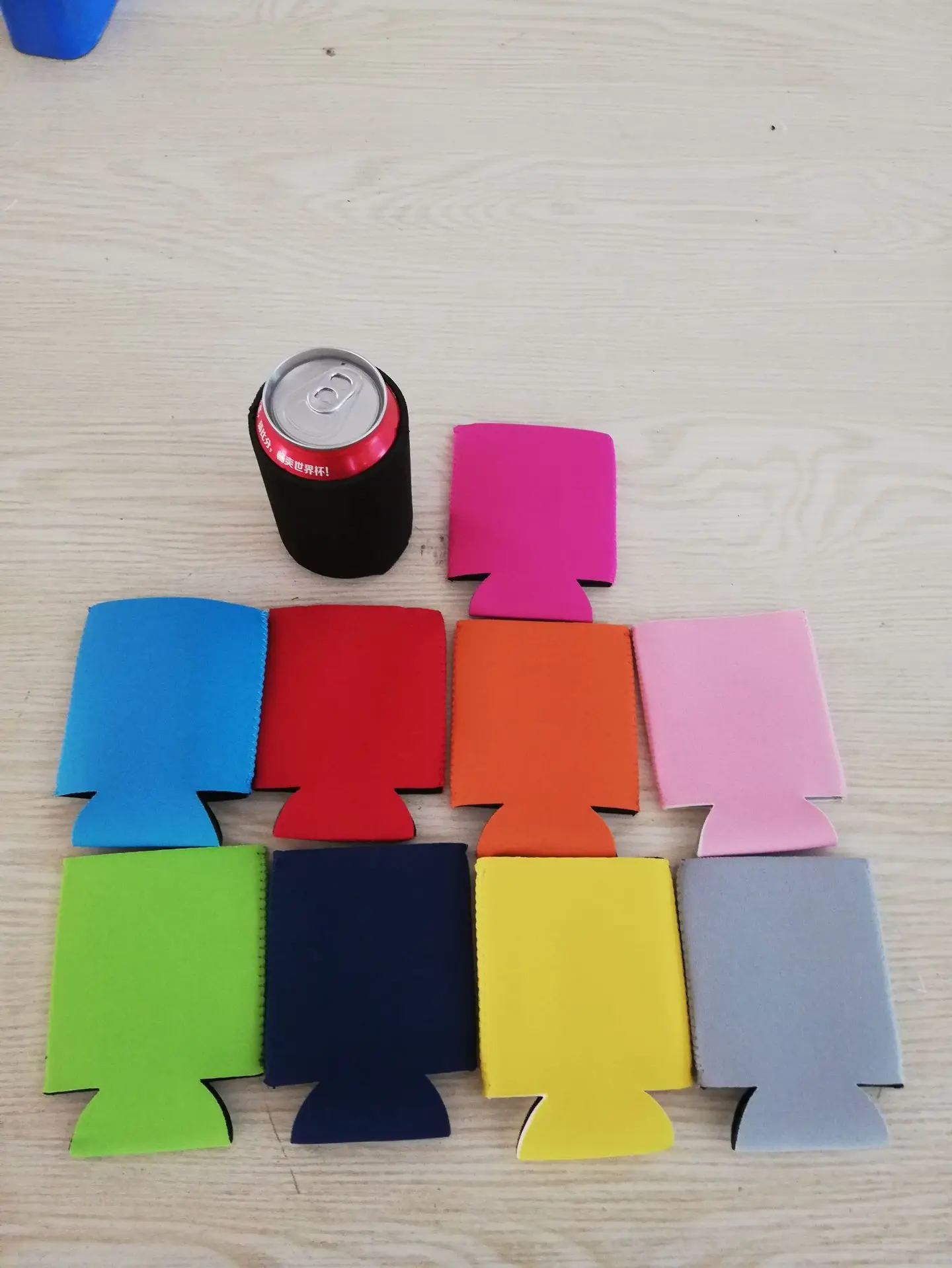 100pcs Logo Custom Personalized DIY for parties events Neoprene 12oz Coolies Beer Joke Drink Can Cooler