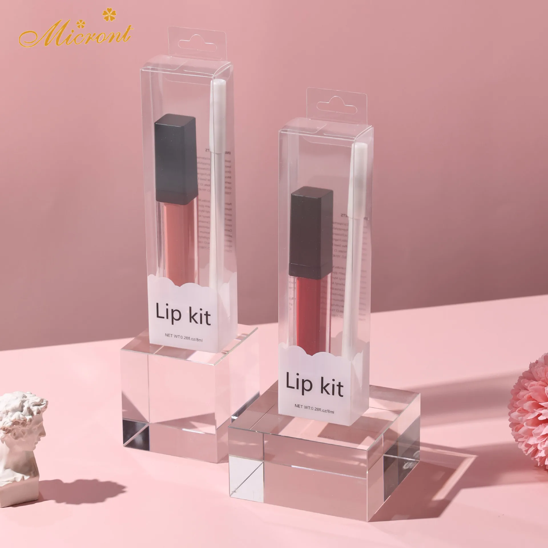 26 color lip gloss lip liner set matte lipstick non-stick cup combination no logo spot