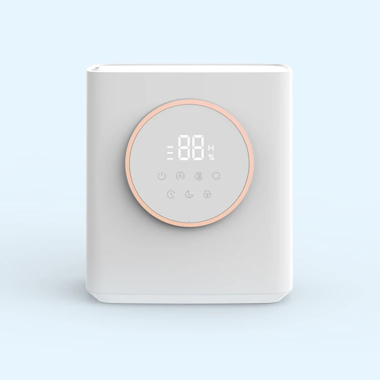 cool mist ultrasonic sterilization Purifying air touch control 4.5L top fill design Visible water level household humidifier